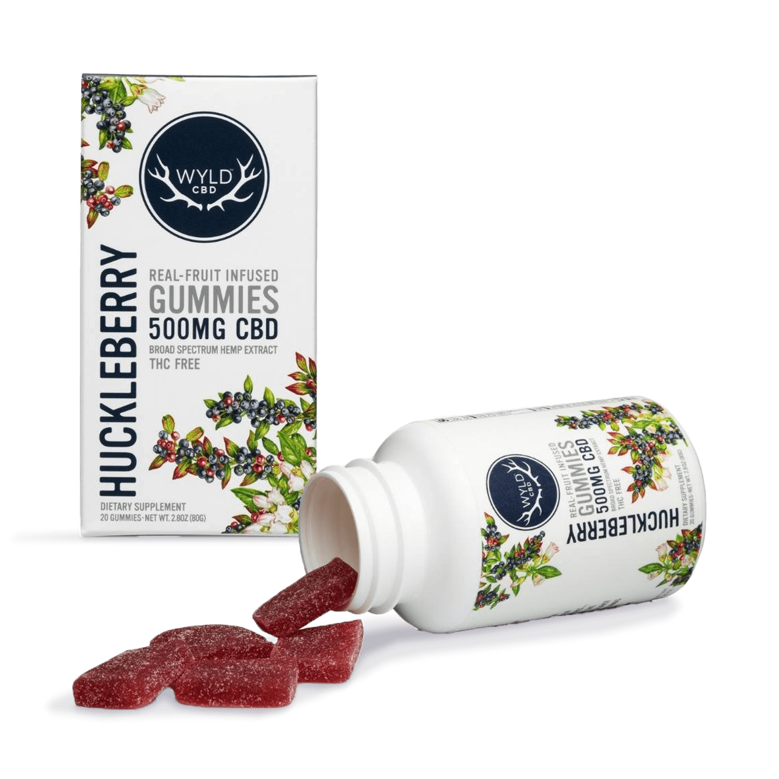 Wyld CBD Huckleberry CBD Gummies | 20-pack