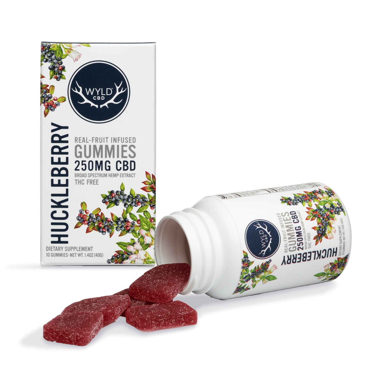 Wyld CBD Huckleberry CBD Gummies | 10-pack
