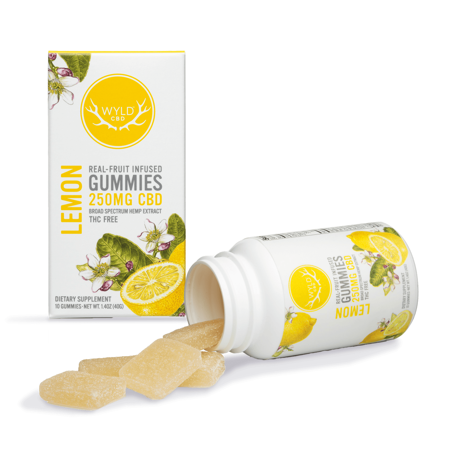 Wyld CBD Lemon CBD Gummies | 10-pack