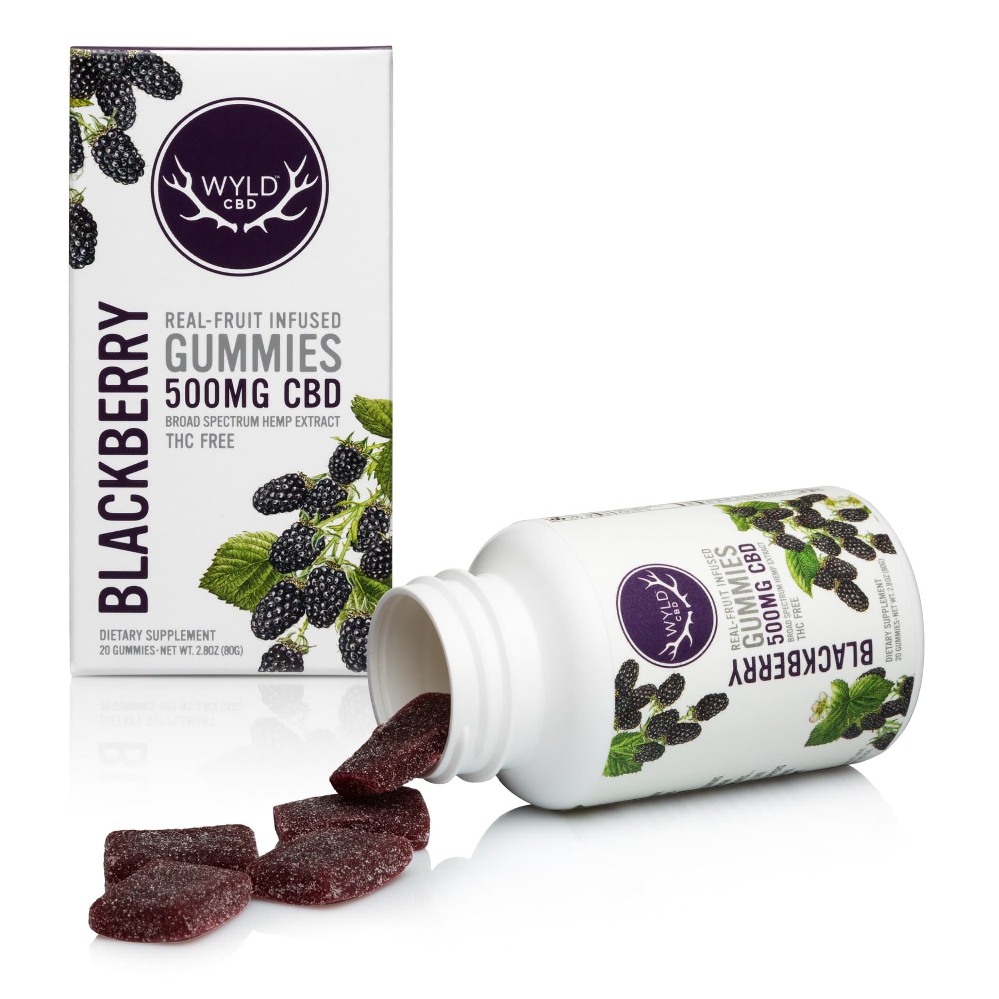 Wyld CBD HEMP Gummies | Blackberry | CBD | 20 Pieces x 25mg