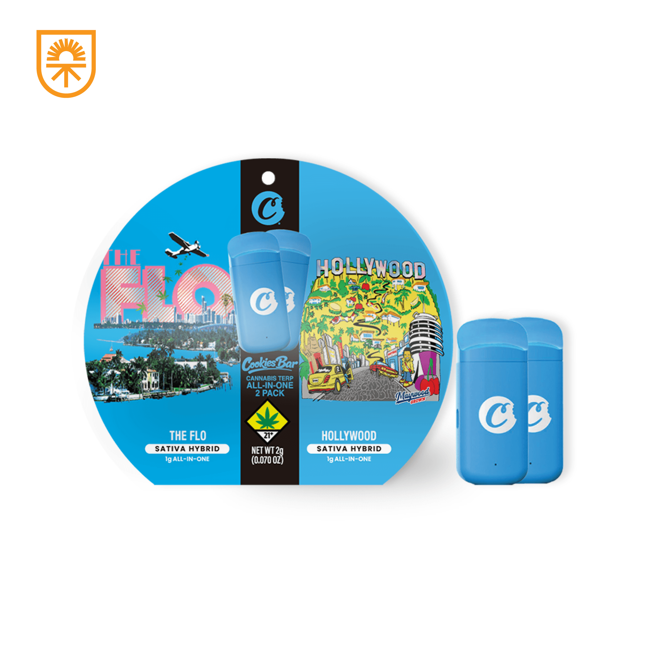 Cookies - Concentrates The Flo x Hollywood - Cookies - Bar - All-In-One 2 Pack - 2g