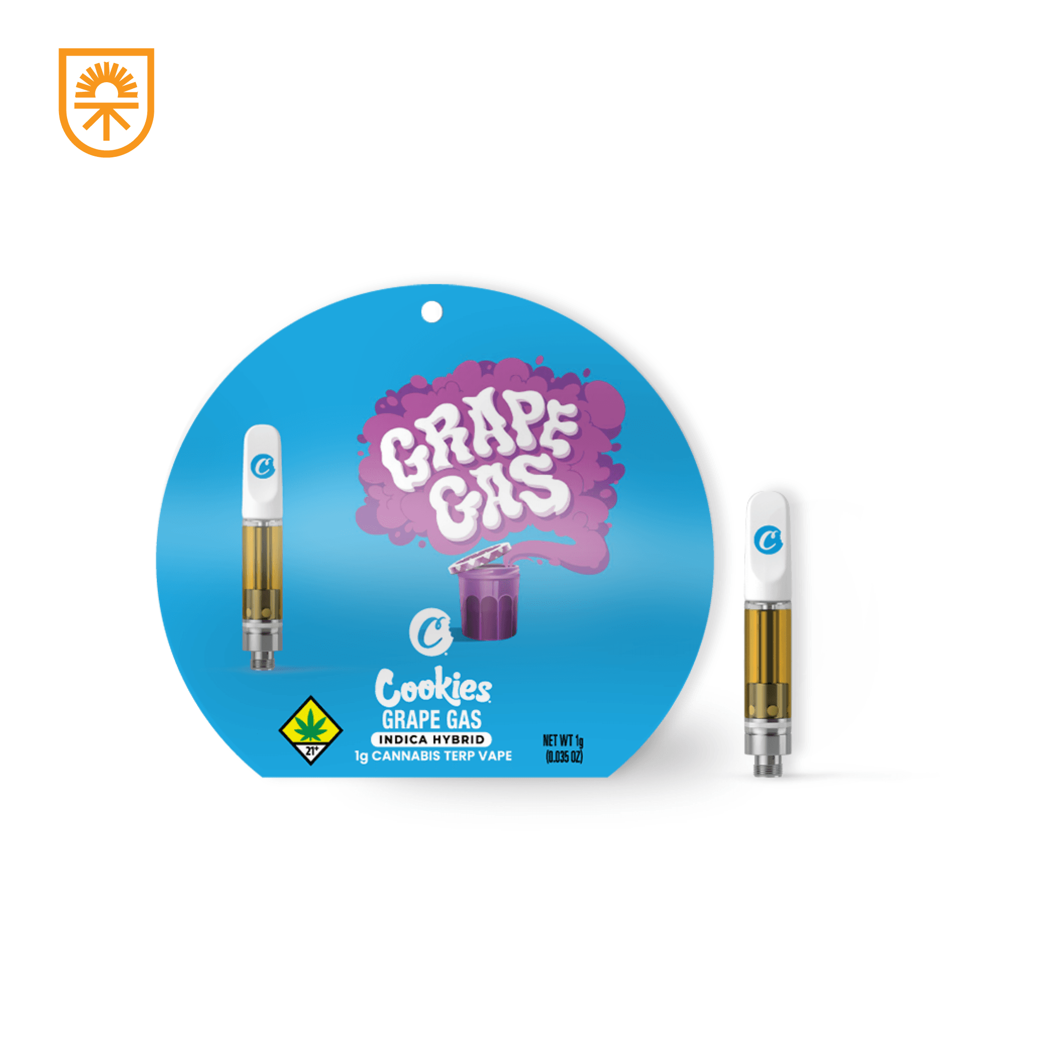 Cookies - Concentrates Grape Gas - Cannabis Terps - Cartridge - 1g