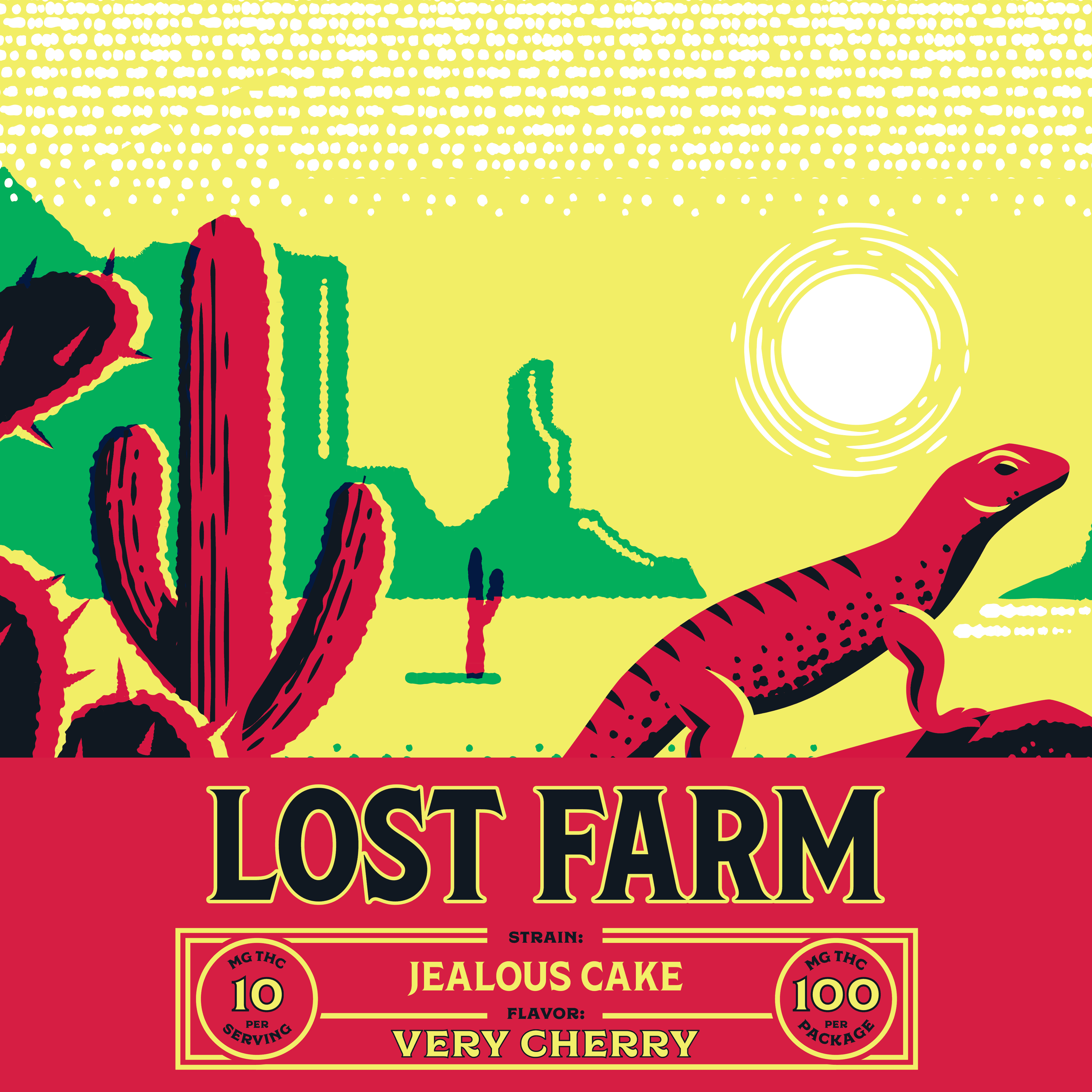 Lost Farm Cherry x Jealous Cake Live Resin Chews