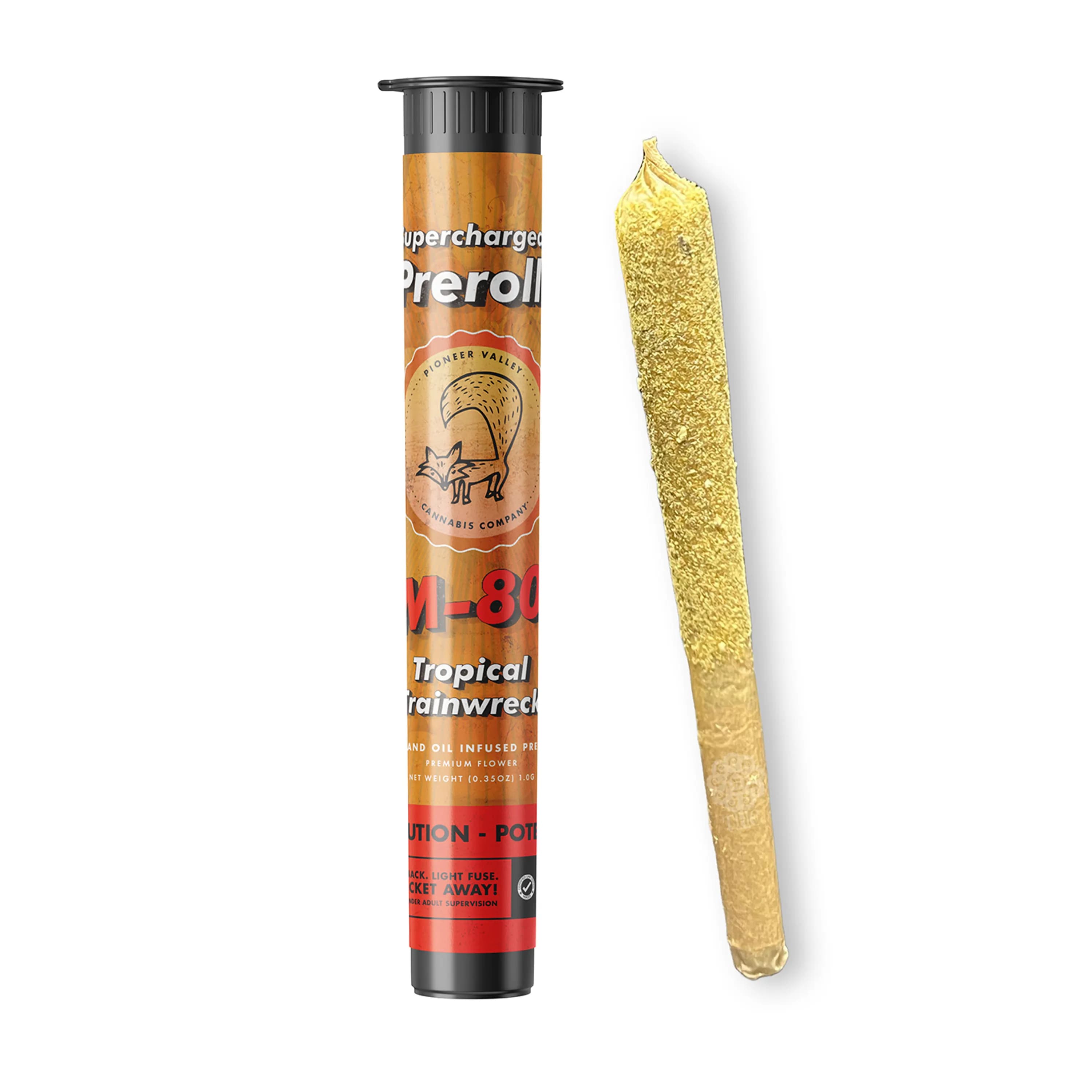 M-80 Tropical Trainwreck Infused Pre-Roll | 1g - M-80