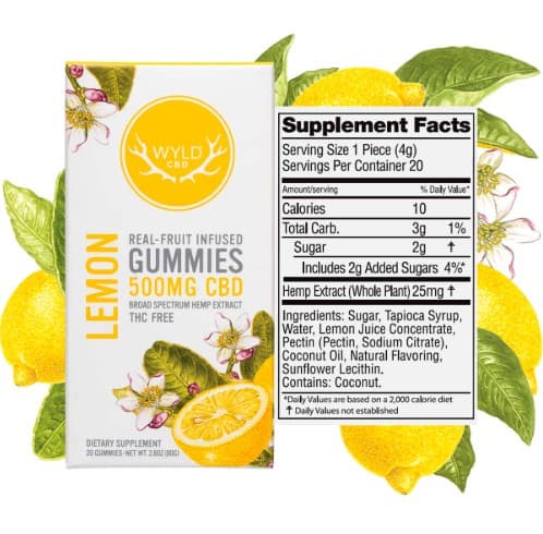 Wyld CBD Lemon CBD Gummies
