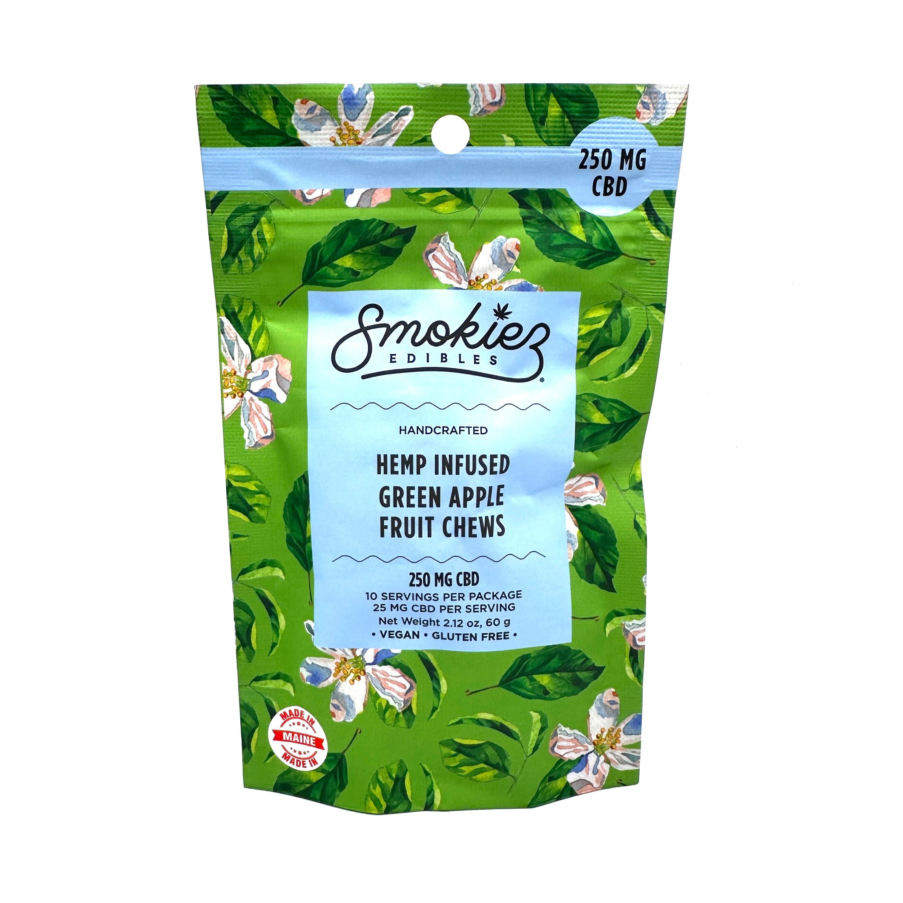 Smokiez Edibles Blue Raspberry CBD Fruit Chews | Smokiez Edibles | 250mg