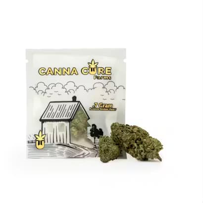 Canna Cure Farms, LLC White Widow | Dime Flower | .7G