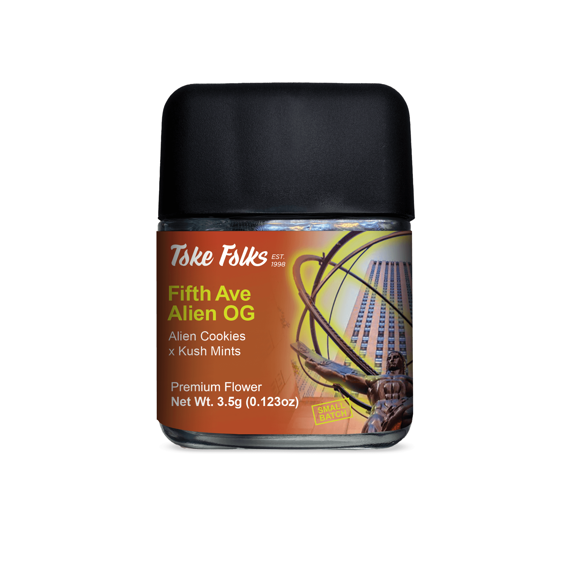 TOKE FOLKS Fifth Ave Alien OG | 3.5g Jar