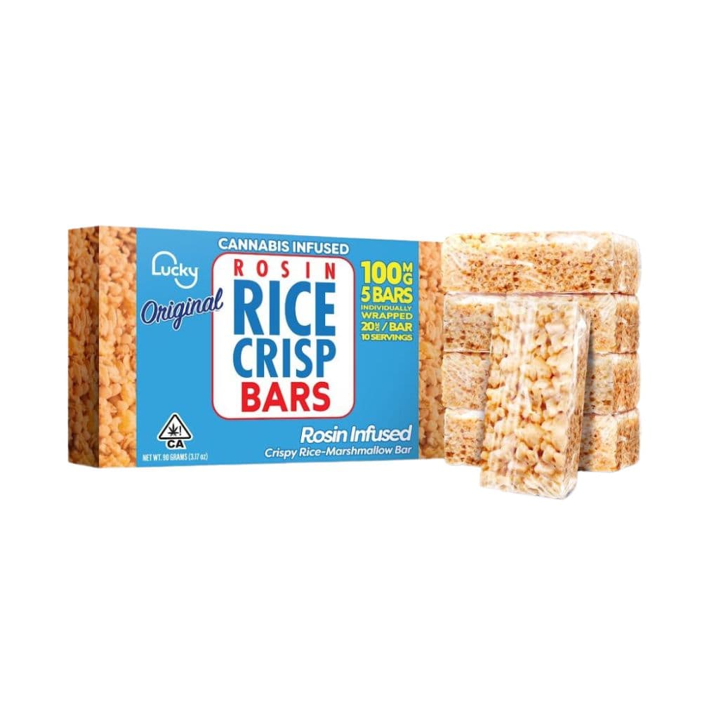 LUCKY Original Crispy Rice Bar Rosin Edible 100mg