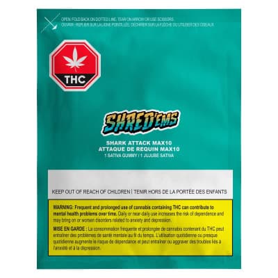 SHRED'EMS Shark Attack Max10 (VEG) - 1x10mg THC Sativa