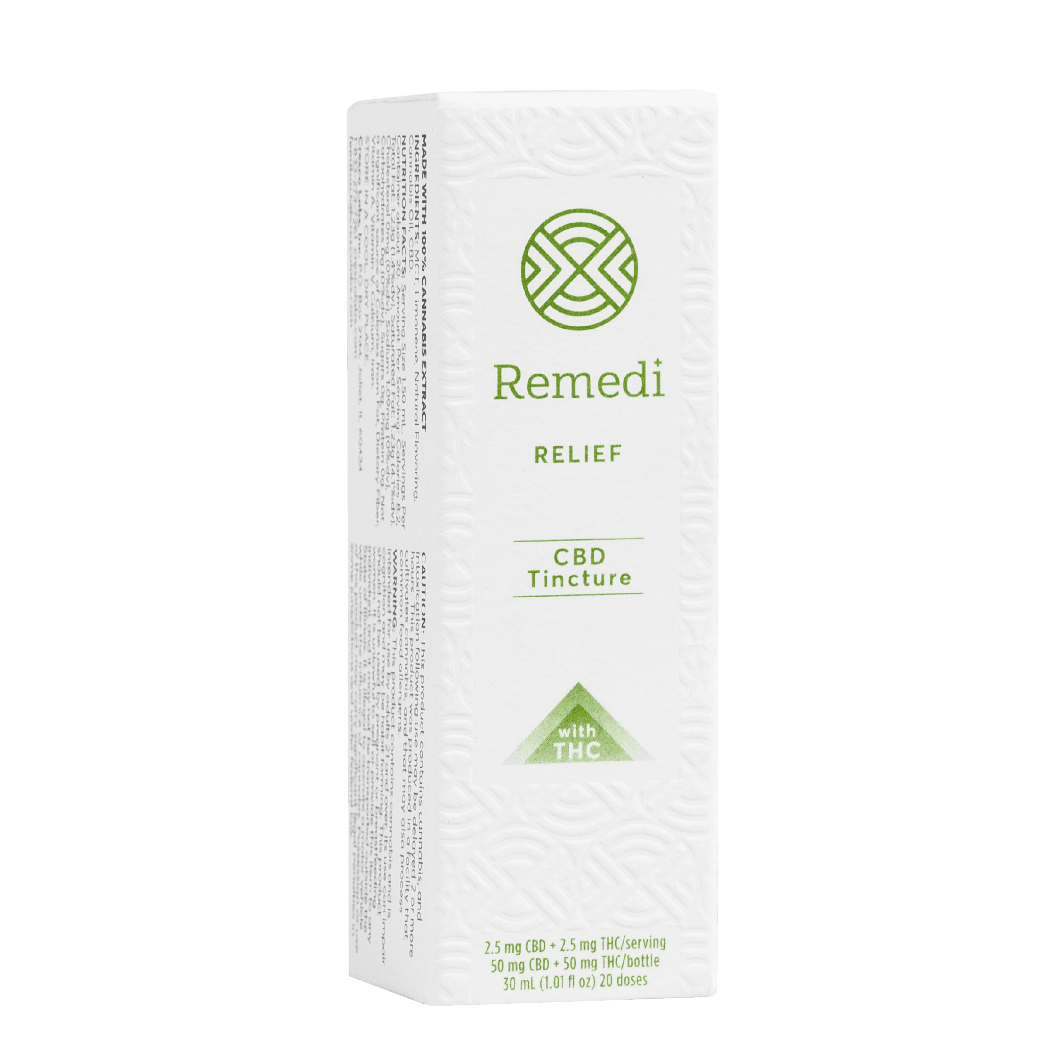 Cresco - Remedi Tincture Relief 1:1 CBD/THC | 50mg