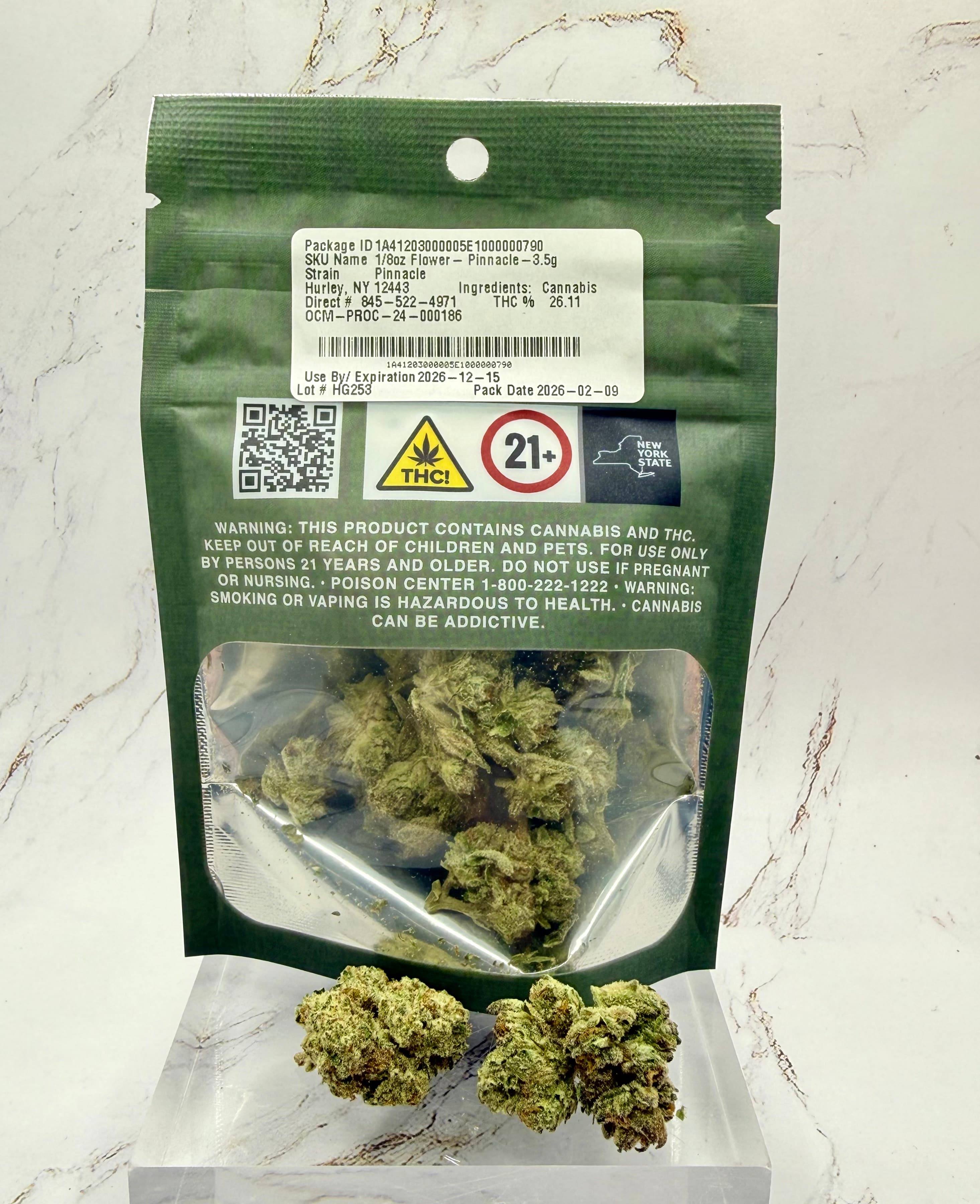 Hurley Grown Pinnacle | Hybrid | Flower | 3.5g