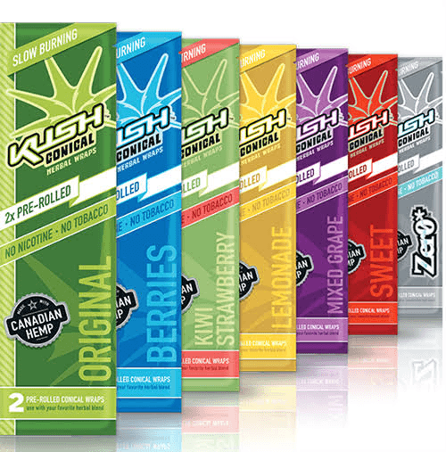 Kush Hemp Wraps I| 2pk Infused Wraps | - Berry Jam