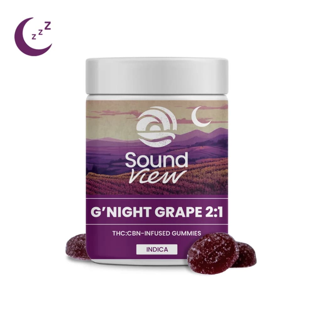 SoundView SoundView G'Night Grape 2:1 CBN Gummies 00273