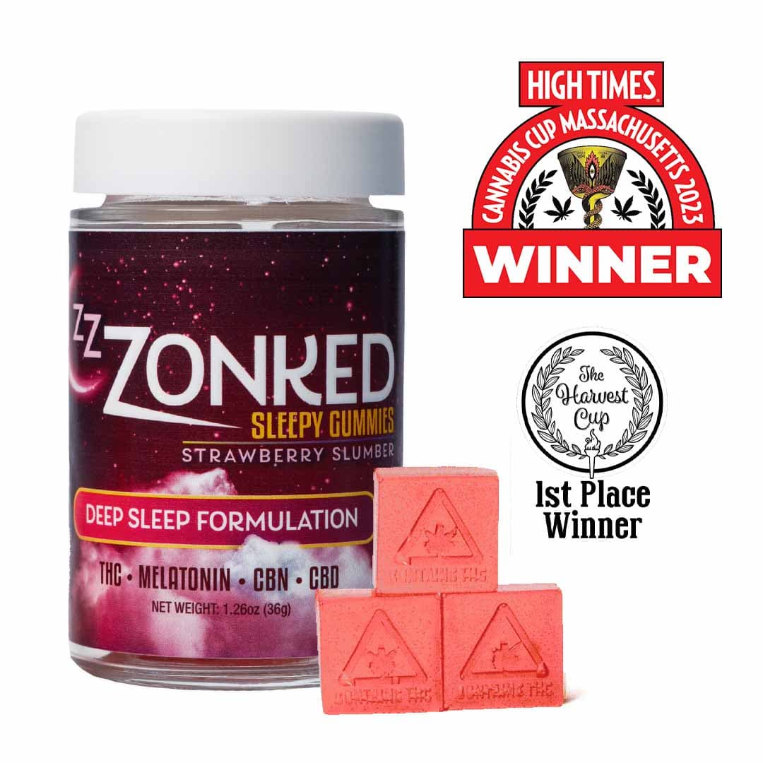 Zzzonked Sleepy Sleepy Strawberry Slumber: Gummies 20pk