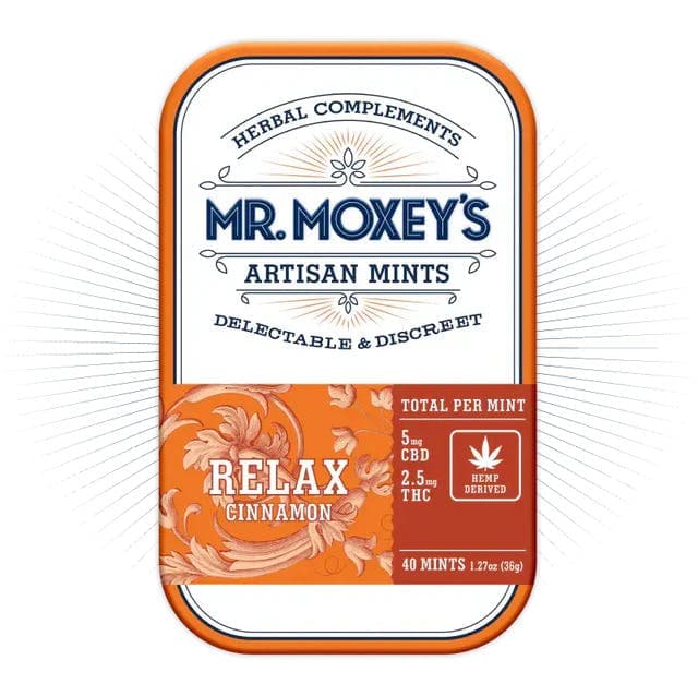 MR.MOXEY'S RELAX CINNAMON MINTS | 2:1 | 20PK