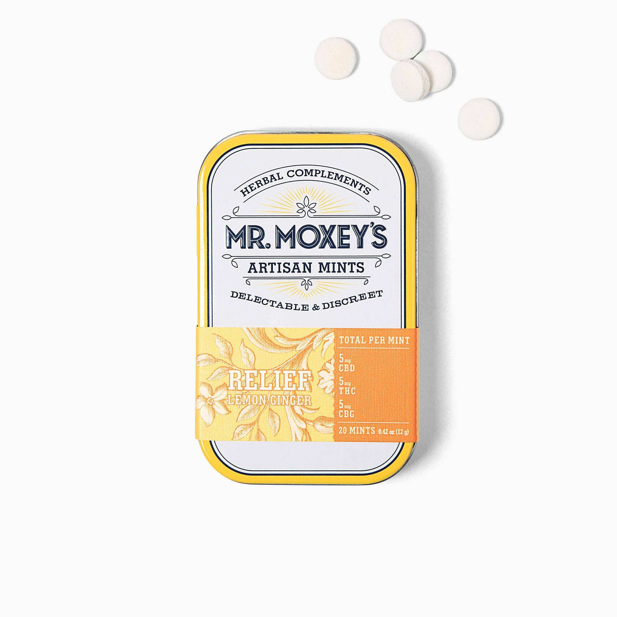 Mr. Moxey's Relief Lemon Ginger 1:1:1 CBD:THC:CBG