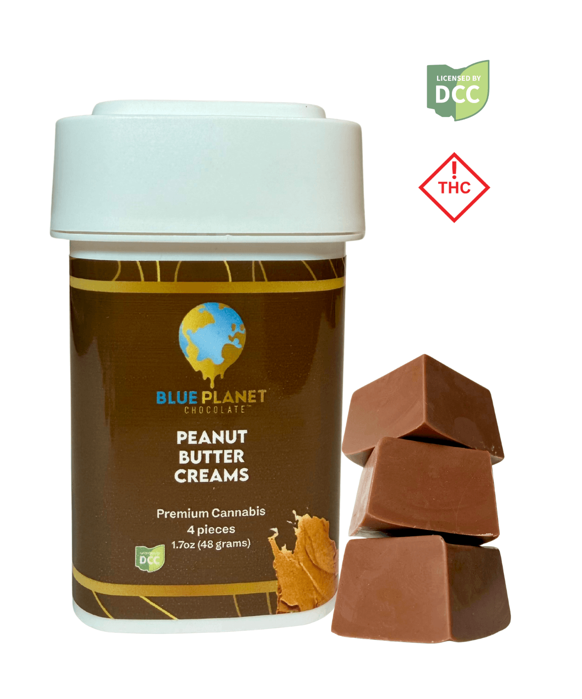 Blue Planet Peanut Butter Creams (100mg)