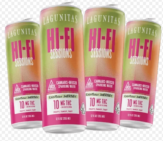 Lagunitas Hi-Fi Hops RAINBOW SHERBET - 4PK | BEVERAGE | 40MG