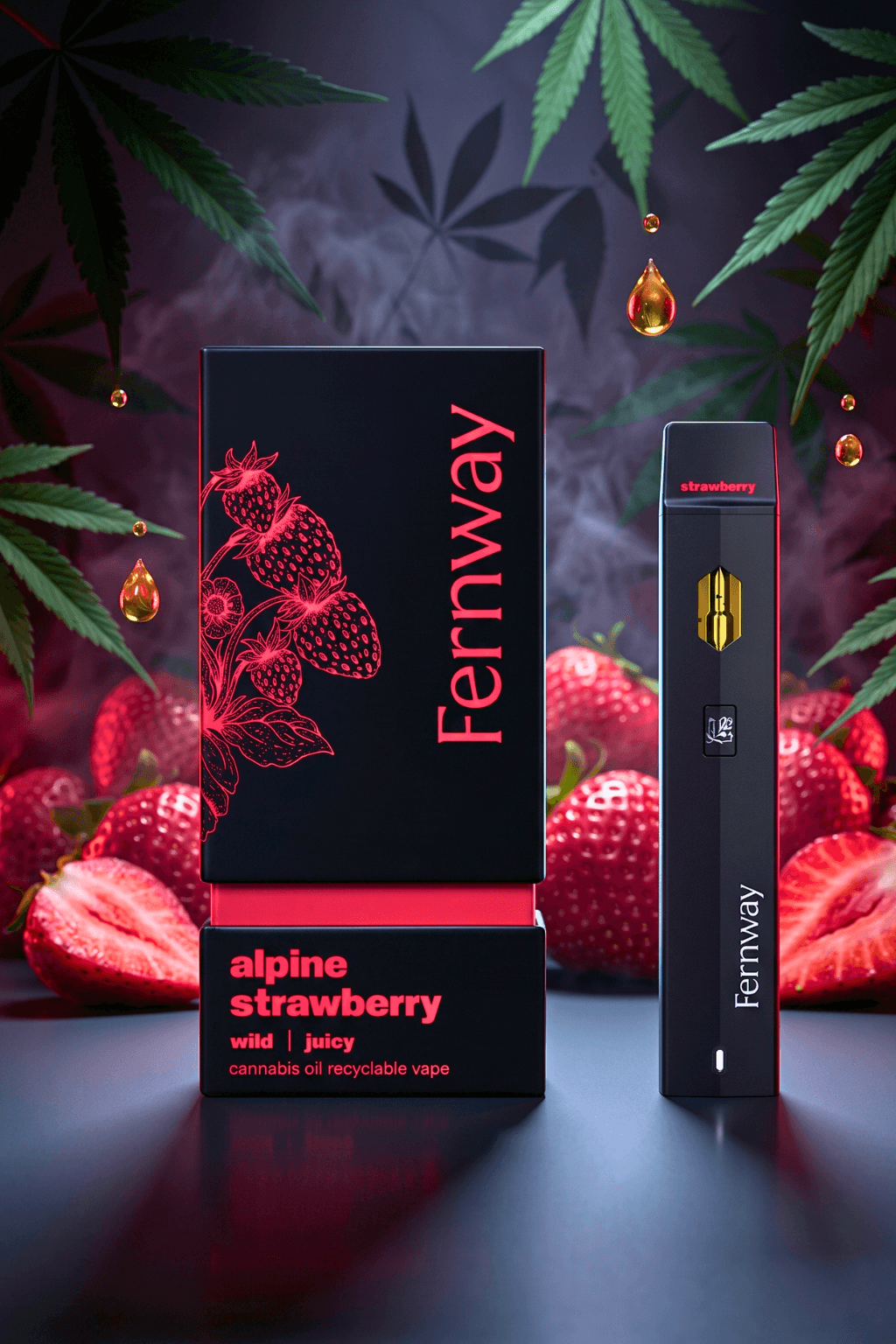 Fernway Alpine Strawberry | Flavor Line | All-In-One | 1.0g