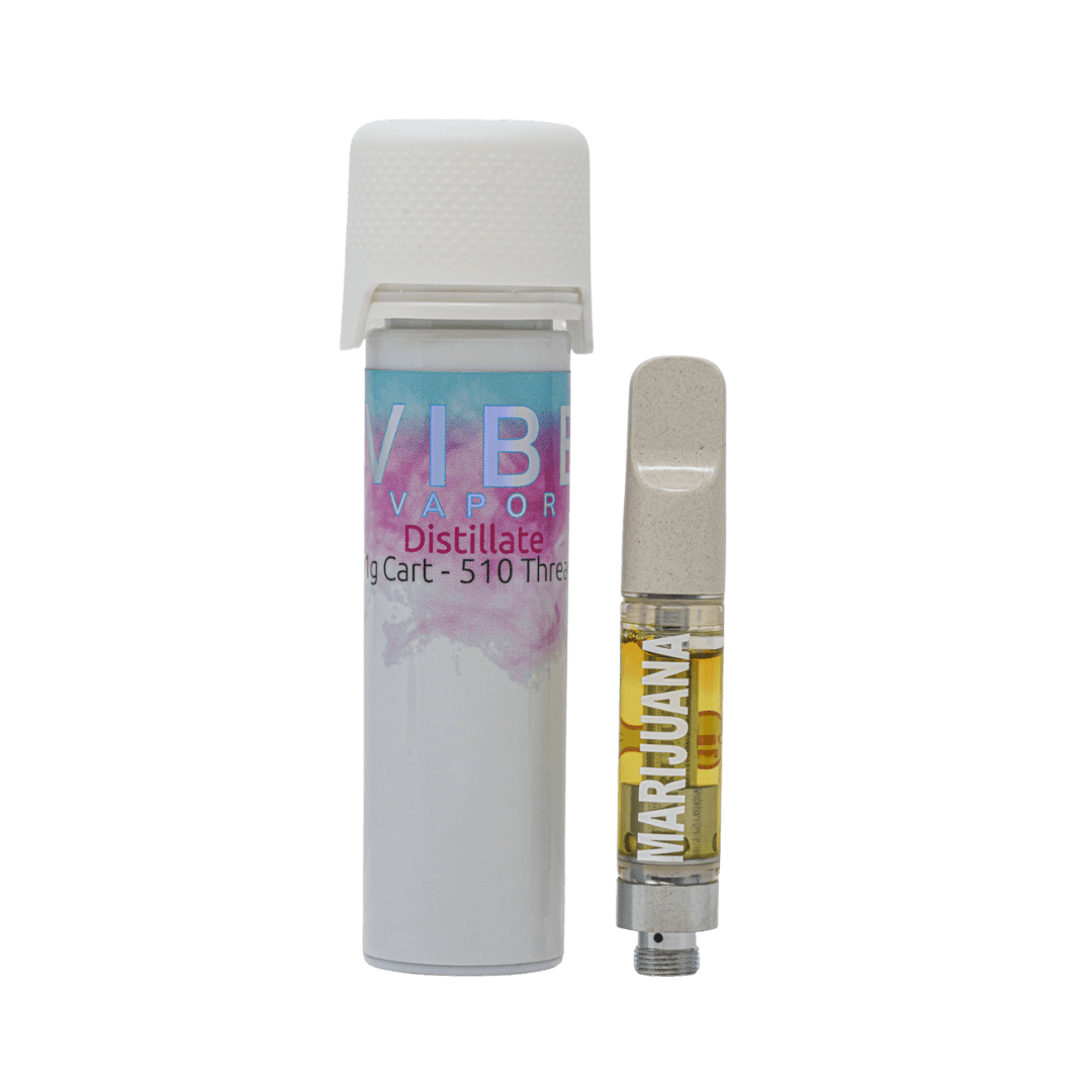 Vibe 1g Distillate Cartridge - Wedding Cake