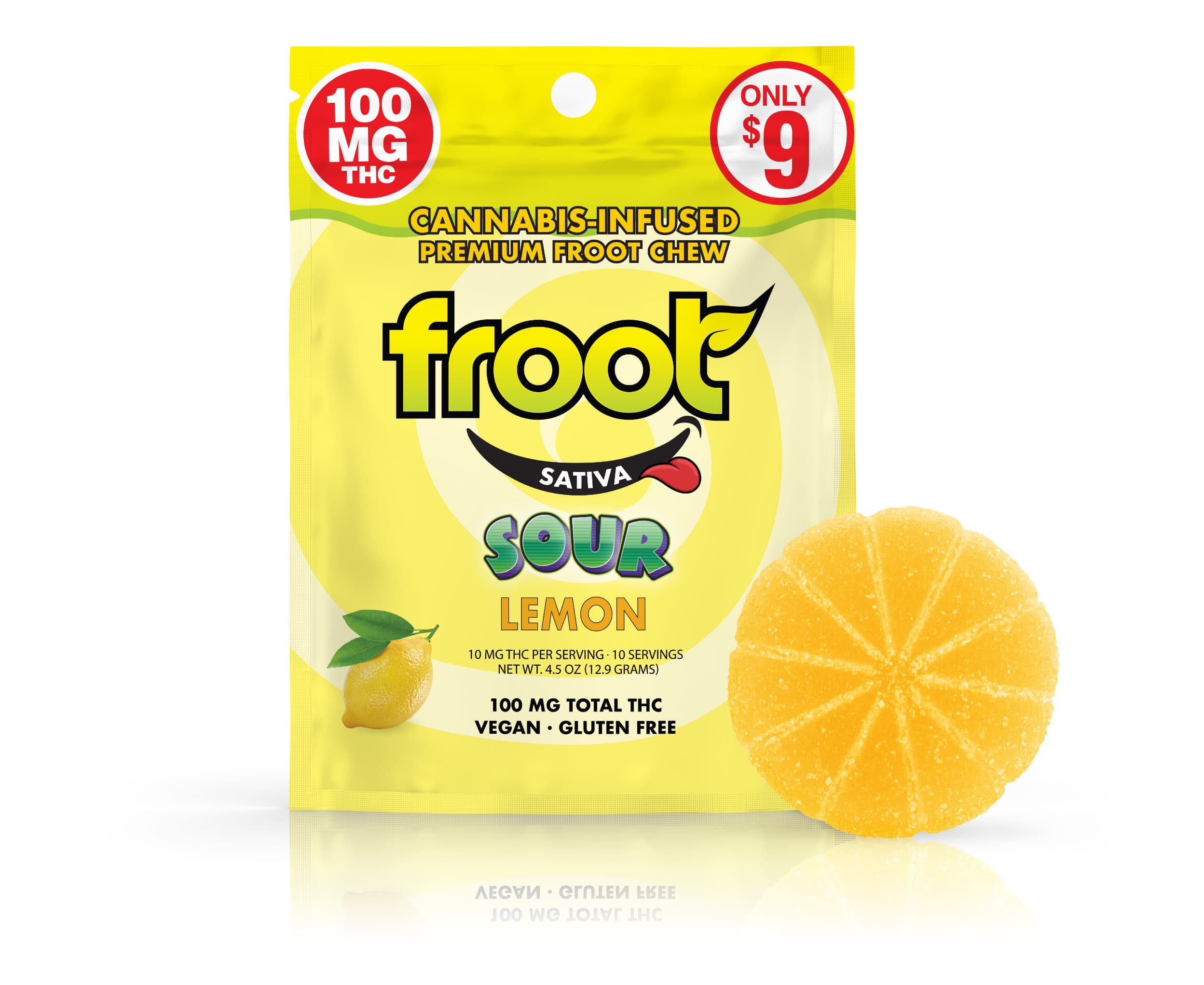 Froot Sour Lemon - Single (100mg)