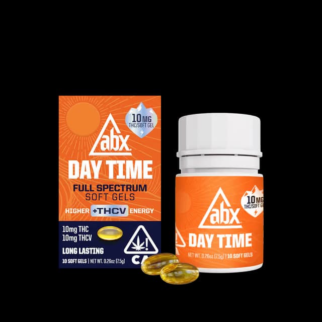 ABX 10mg Day Time + THCV Soft Gels - 30ct Edibles