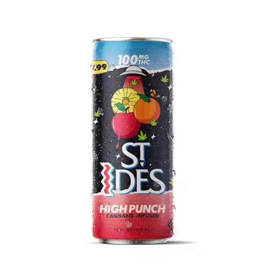 ST. IDES High Punch Tea Single 100MG Edibles