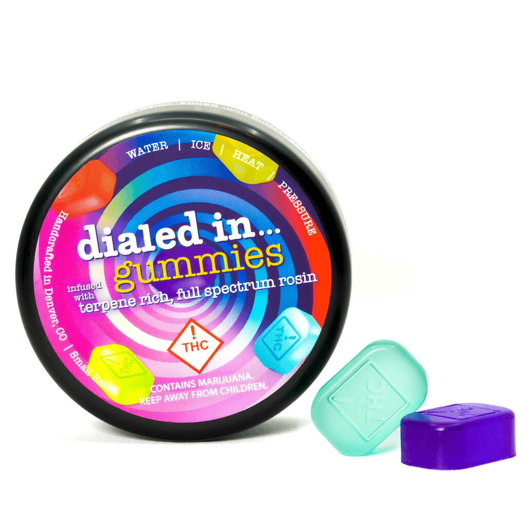 Dialed In Gummies Dialed In Rosin Infused Gummies 100mg - Hybrid Cherry-licious