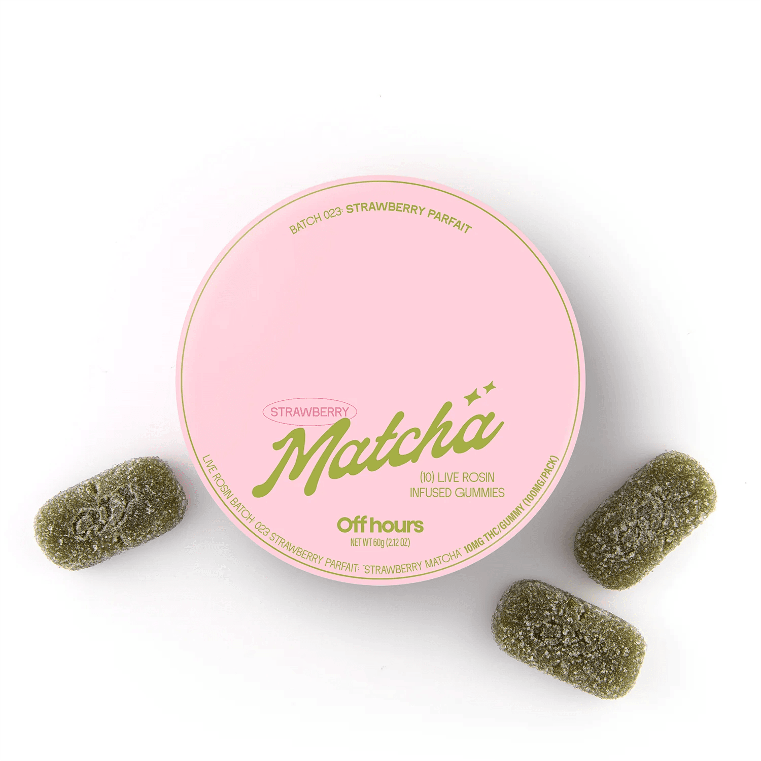 Off Hours Strawberry Parfait “Strawberry Matcha” [10pk] (100mg)