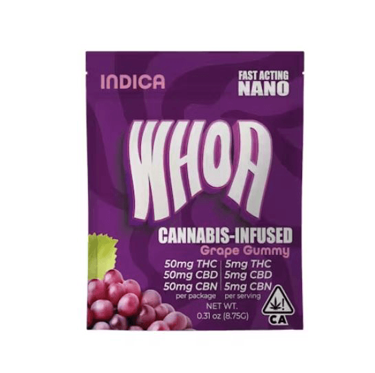 WHOA WHOA - THC GUMMY - GRAPE 1:1:1 SINGLE - 150MG