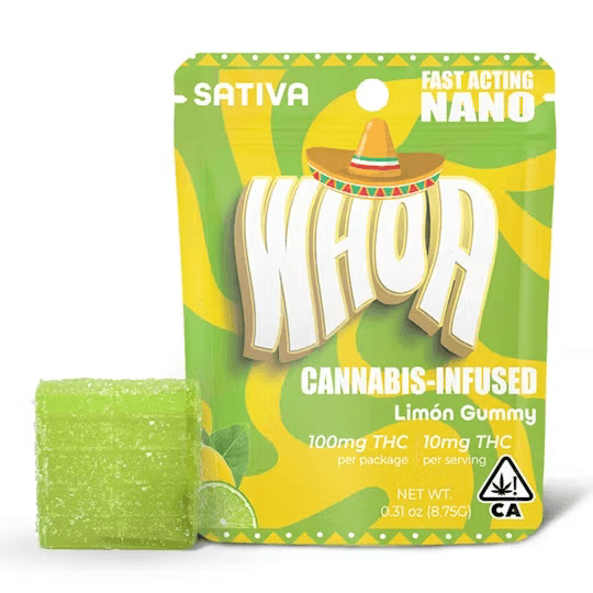 WHOA WHOA - THC GUMMY - LIMON SINGLE - 100MG