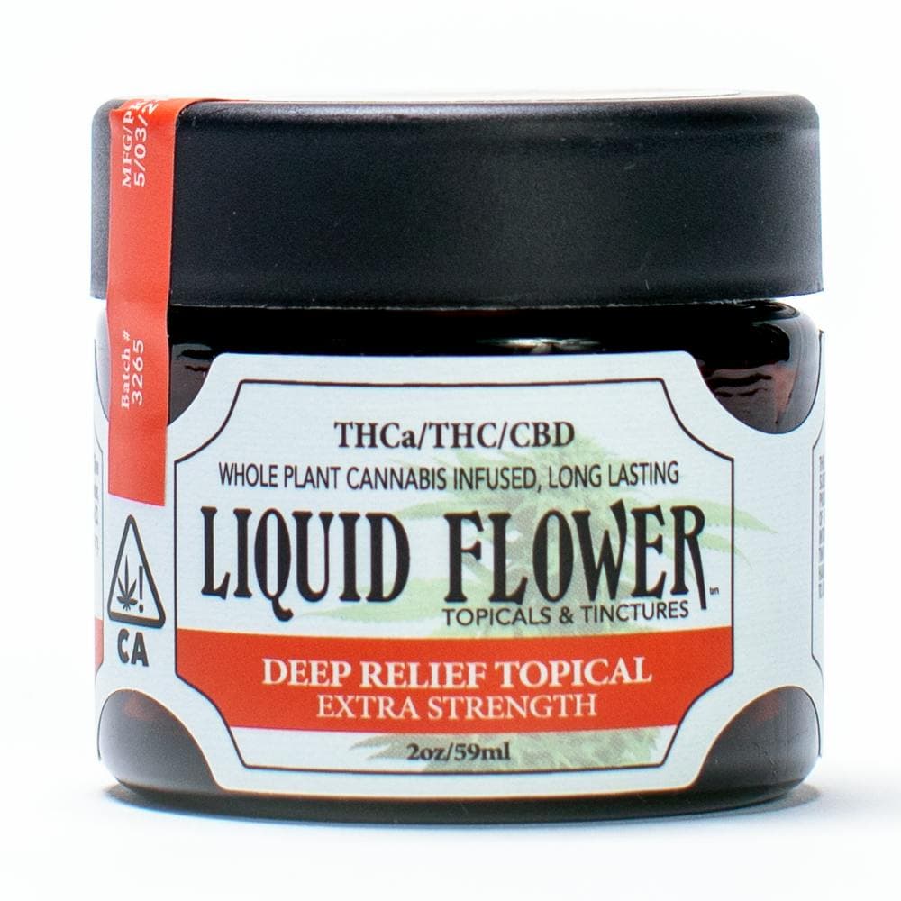 Liquid Flower Liquid Flower Deep Relief Topical, 2oz