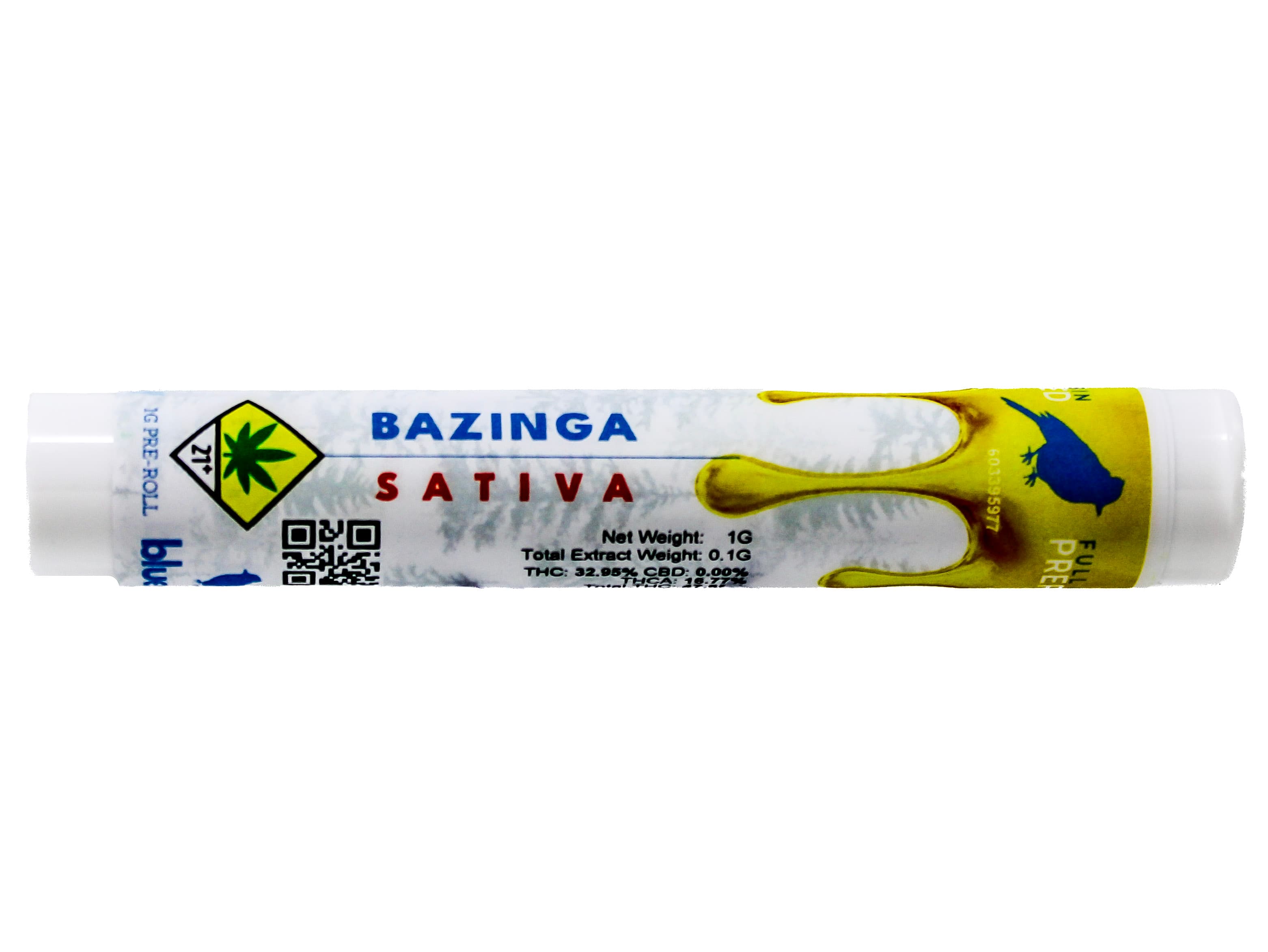Blue Jay FOX Bazinga Infused Live Resin Preroll 5900228818