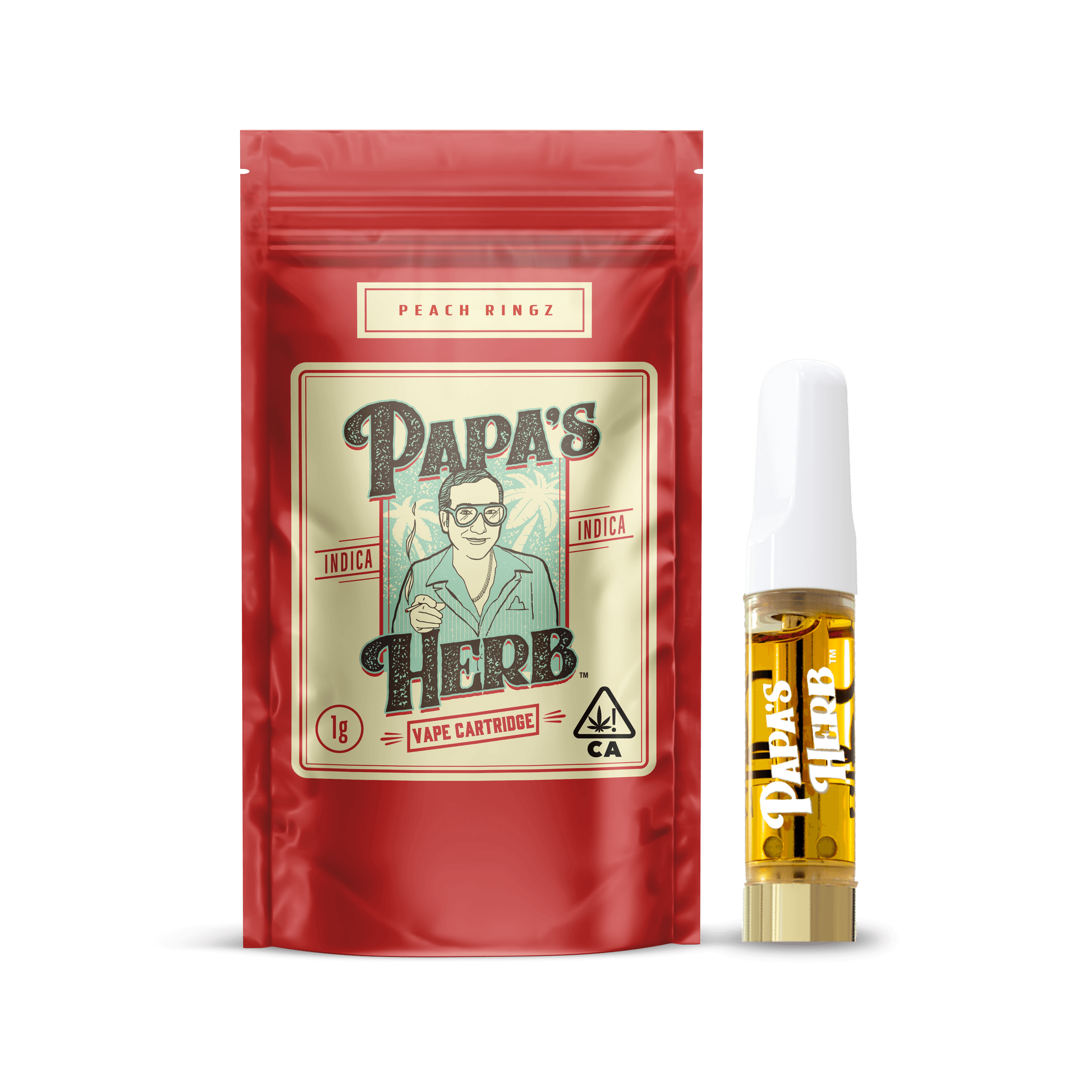 Papa's Herb Peach Ringz Disposable