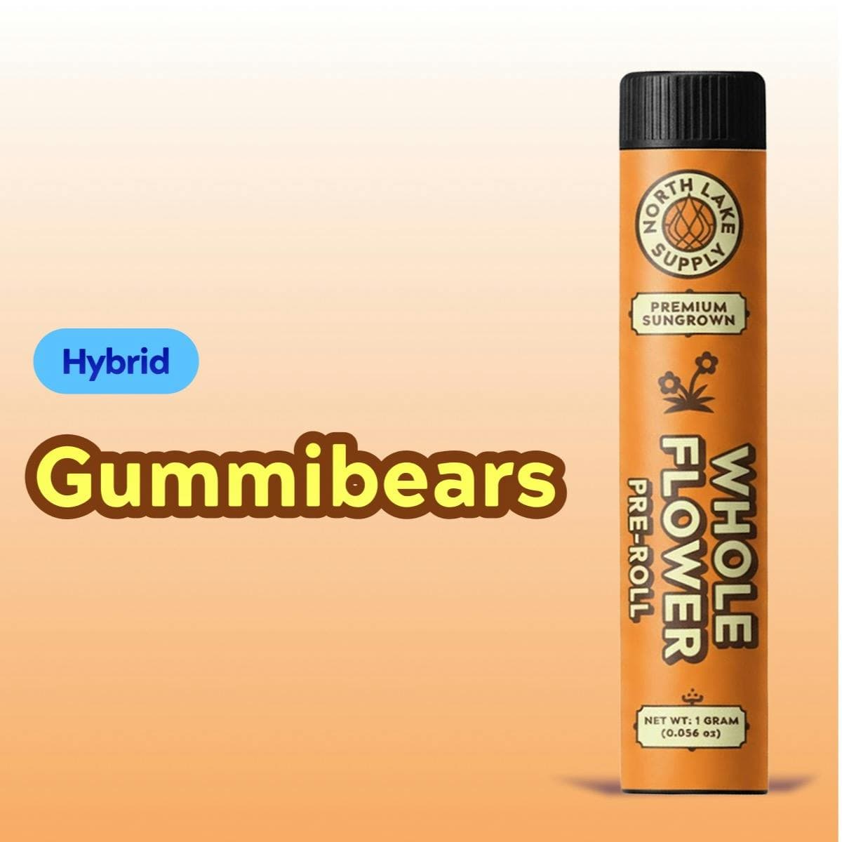 North Lake Supply Gummibears | 0.5g (2pk) Pre-Rolls