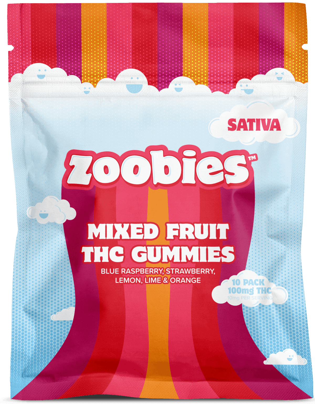 Zoobies Mixed Fruit - Sativa [10pk] (100mg) Concentrates
