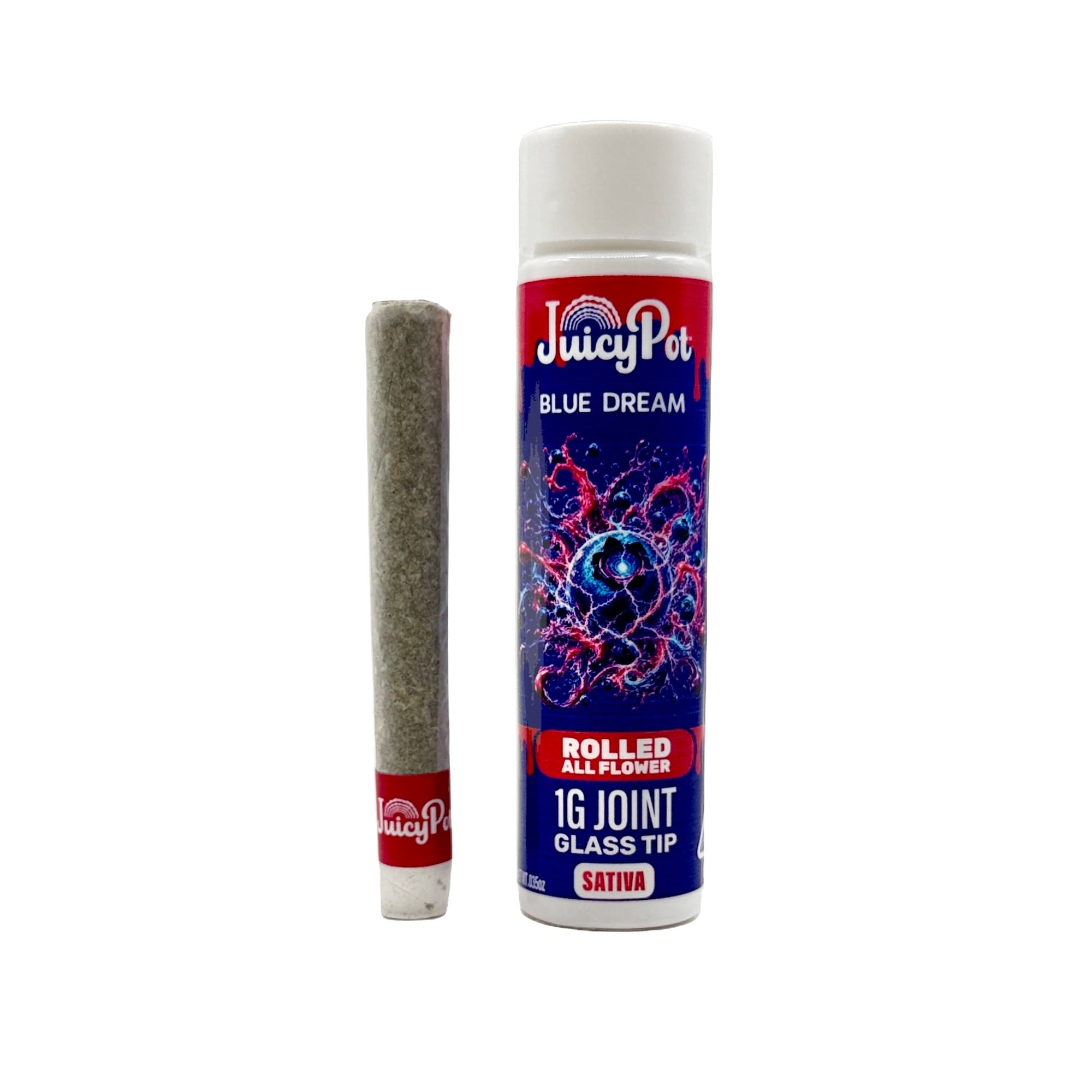 JuicyPot BLUE DREAM PREROLL SINGLE 1G