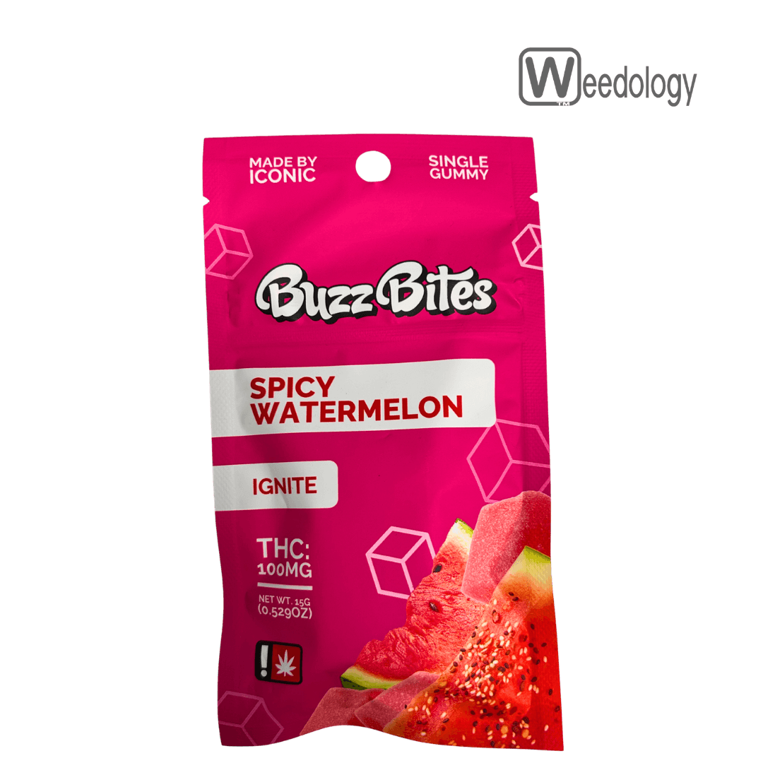 Iconic Buzz Bites SPICY WATERMELON 100mg Gummy