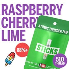 STICKS Atomic Thunder Pop Flavored Distillate | Cartridge