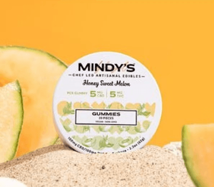 Mindy's Edibles Gummies - Honey Sweet Melon - 1:1 (THC:CBD) - 20Pcs - 100mg