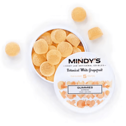 Mindy's Edibles Gummies | Botanical White Grapefruit | 100mg | 20pk | Mindy's
