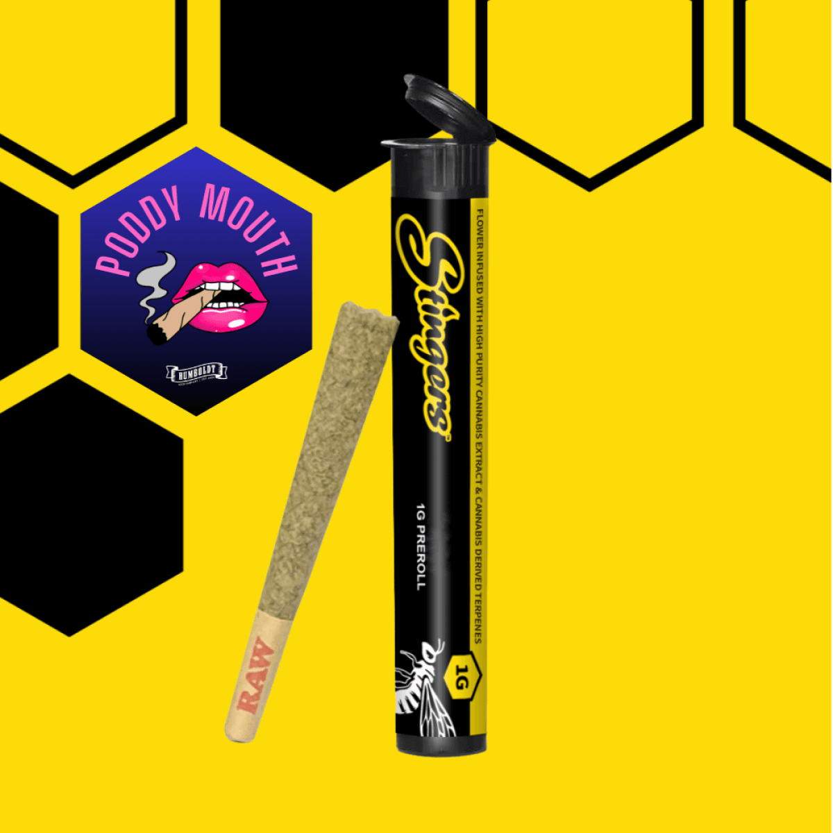 Stingers Poddy Mouth | Infused Pre-roll | 1g