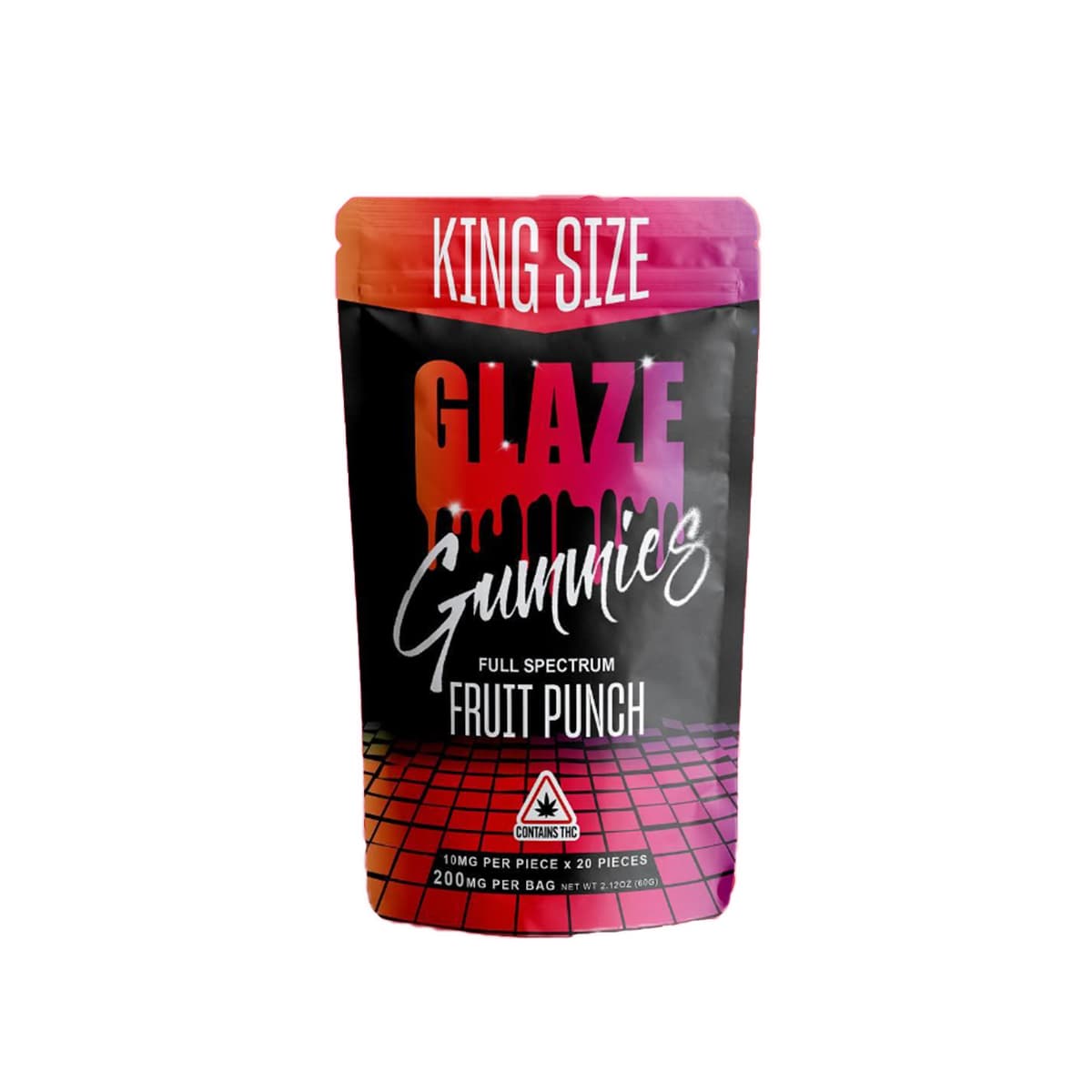 Glaze Cherry & Blueberry Twin Pack Gummies 200mg : Glaze