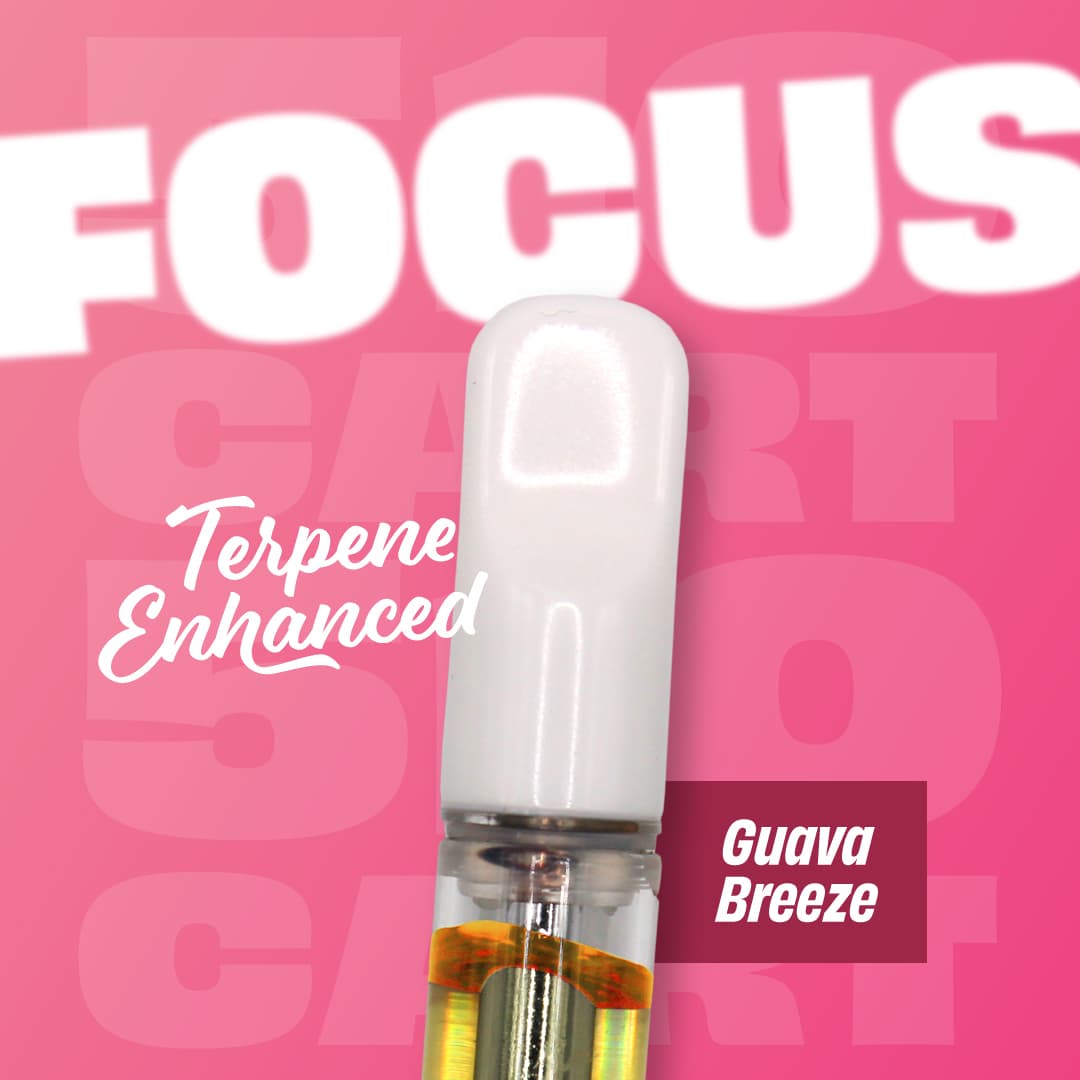 Treetown Cannabis 2:1 Focus | Guava Breeze | 510 Thread | THC x CBG | TreeTown