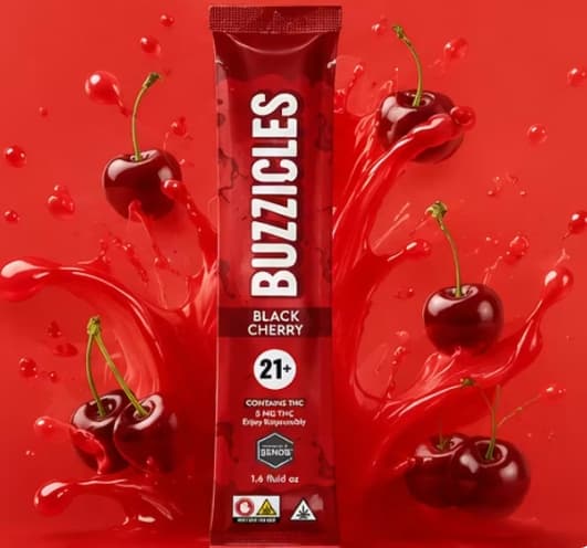Buzzicles Black Cherry (H) Ice Pop | 5mg