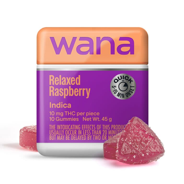 Wana QUICK RELAXED RASPBERRY | 100mg/10pk