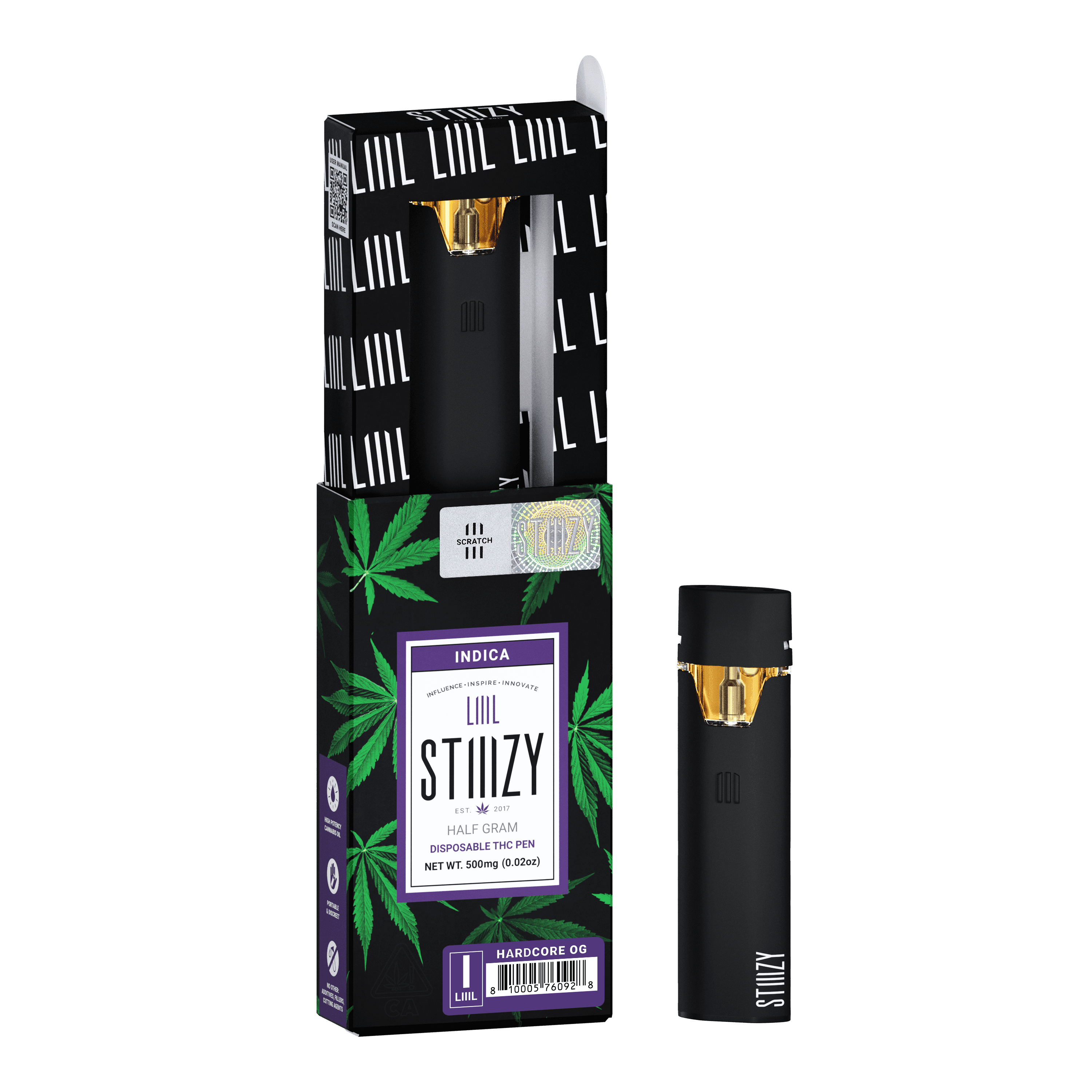 STIIIZY Hardcore OG LIIIL Disposable | 0.5g