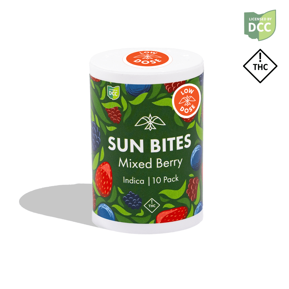 Firelands Scientific Firelands Scientific Dark Cherry Sun Bites 2:1 THC:CBN 100mg (10ct)