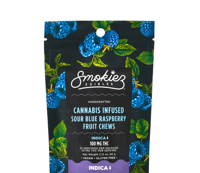 Smokiez Edibles Sour Blackberry Gummies (100mg)